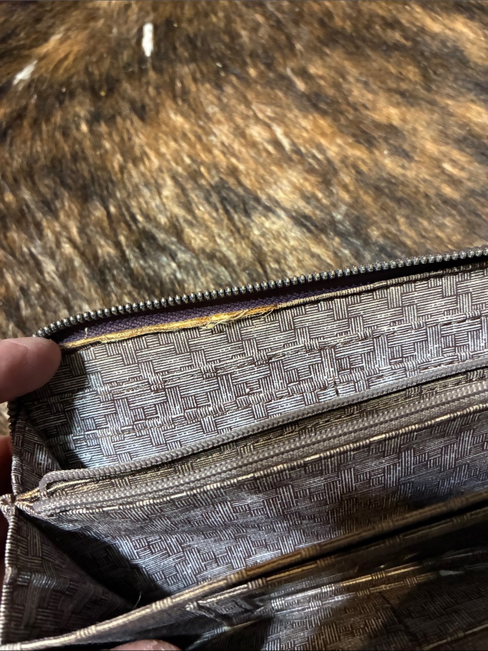 Hobo purple leather wallet - Picture 5 of 5